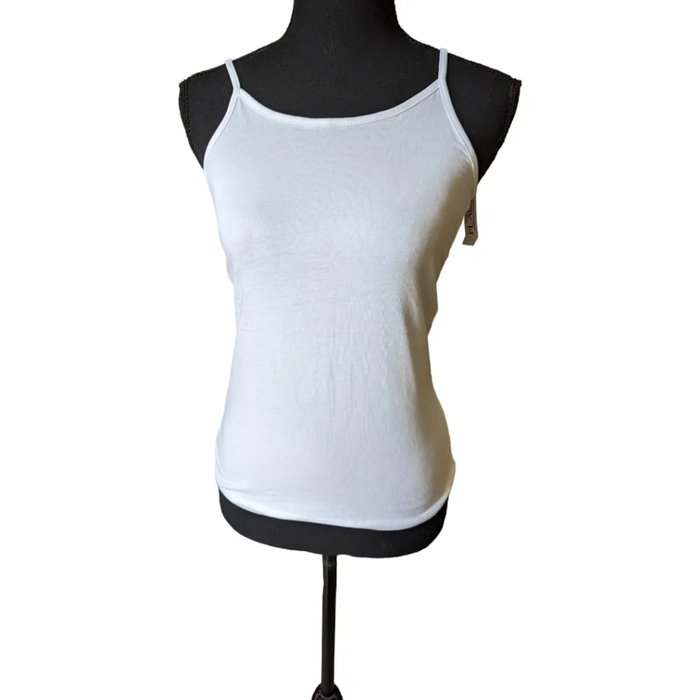 New Girls White Cami Tank Sz‎ Large